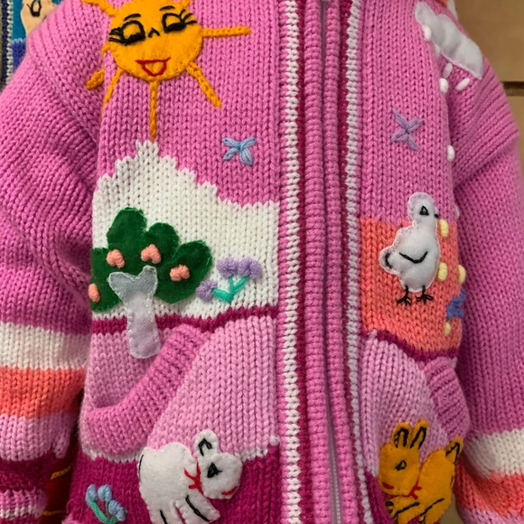 Alpaca NEW zip up hooded sweater - Picture 3 of 4